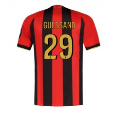 OGC Nice Evann Guessand #29 Hemmatröja 2024-25 Korta ärmar